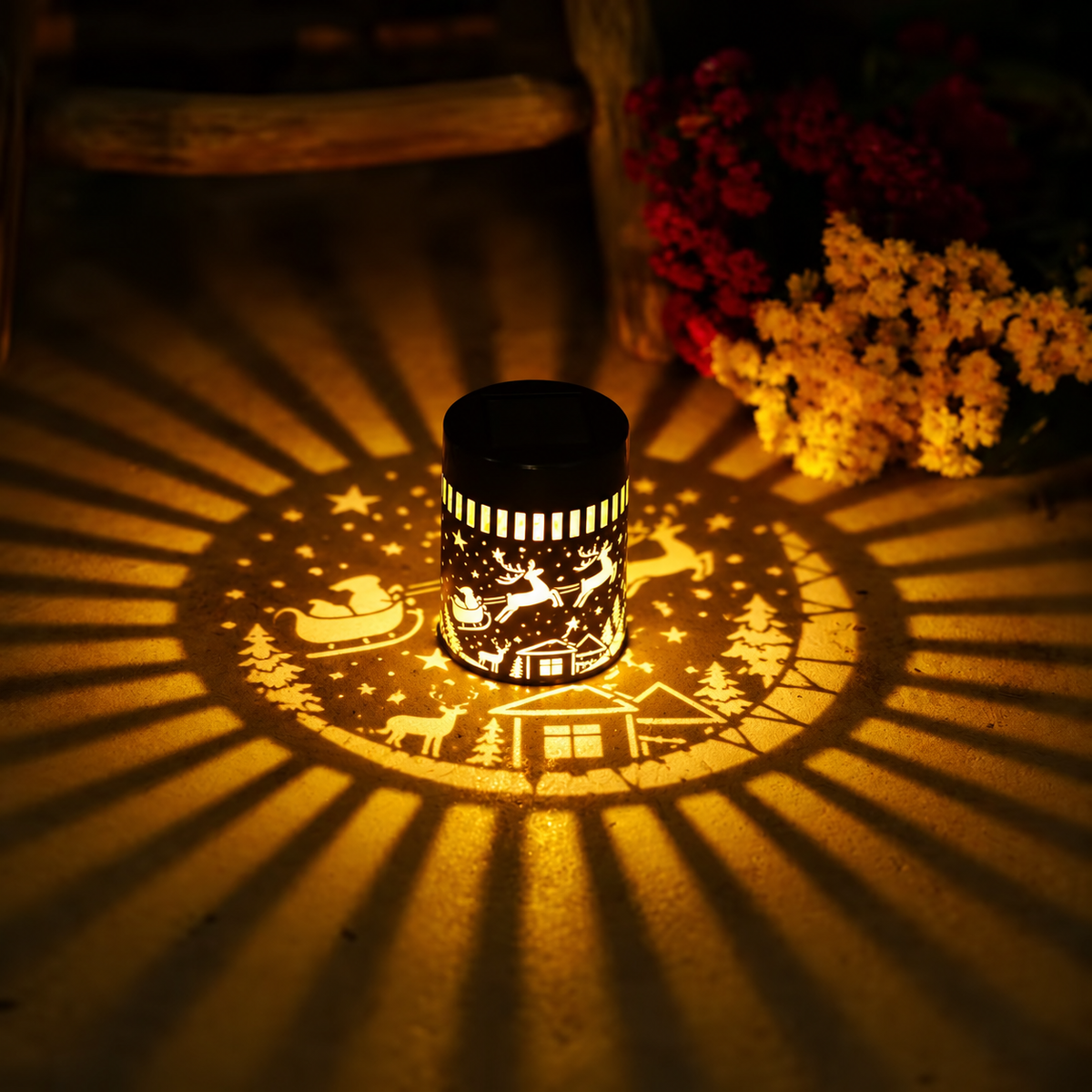Taluxa™ Christmas Decorative Solar Projection Light, IP65 Waterproof