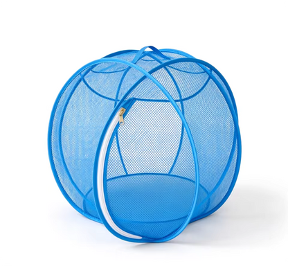 Cat Hamster Ball for Outside, 27" 360° Panoramic Pop-Up Rolling Cat Playpen with Zipper, Foldable Mesh Cats Exercise Ball, Portable Lightweight Outdoor Cats Enclosure for Kittens