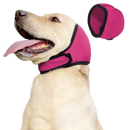 Dog Calming Earmuffs, Adjustable Waterproof Noise‑Reduction Hearing Protection Pet Ear Covers for Thunder