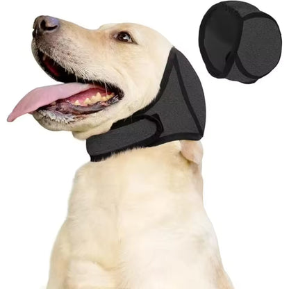 Dog Calming Earmuffs, Adjustable Waterproof Noise‑Reduction Hearing Protection Pet Ear Covers for Thunder