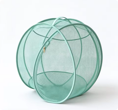Cat Hamster Ball for Outside, 27" 360° Panoramic Pop-Up Rolling Cat Playpen with Zipper, Foldable Mesh Cats Exercise Ball, Portable Lightweight Outdoor Cats Enclosure for Kittens